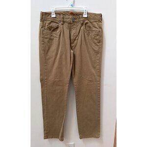 Tommy Bahama Mens Khaki Straight Fit Pants 32X32 Cotton Spandex Blend